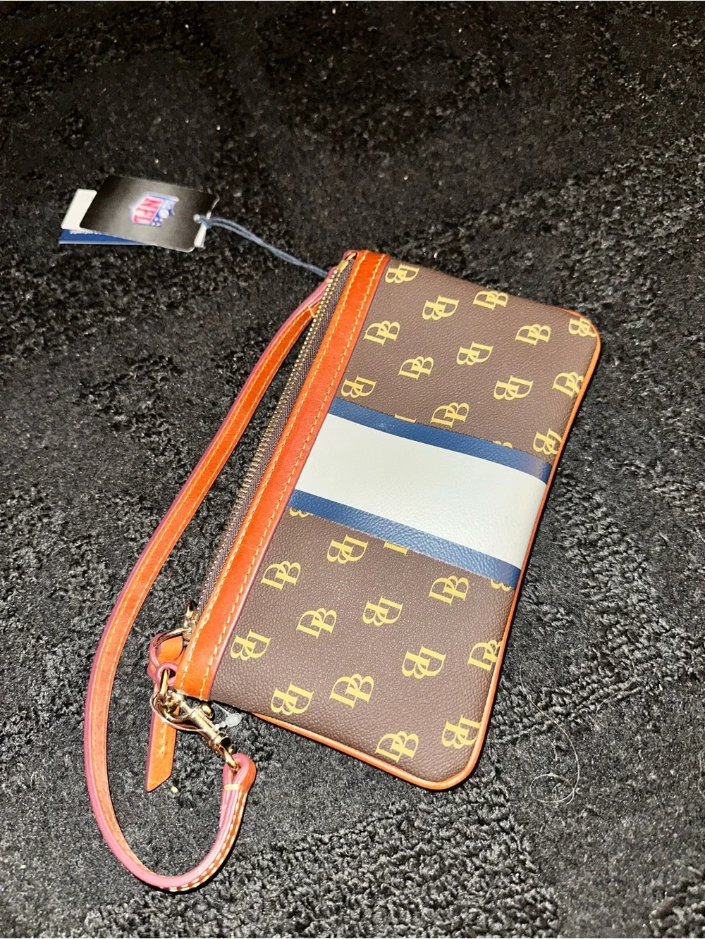 Dooney & Bourke NFL New England Patriots Slim Wristlet Wallet.